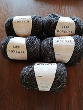 Lang Yarns Donegal Wolle 5 x 50g dunkelgrau 5