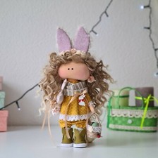 Handgemacht Deko Tilda Puppe Decoration Unikat Stoffpuppe Hase Kaninchen Handmad