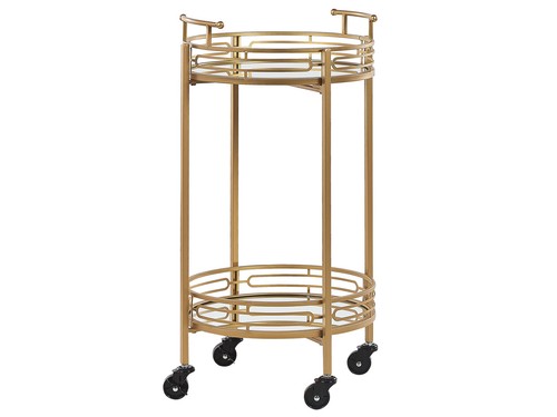Servierwagen eisen gold - servierwagen,