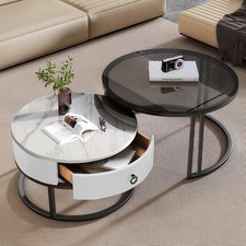 2-in-1 Satz Couchtisch Set mit