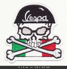 VESPA Aufnäher Patches Bügelbild Motorrad Roller Motorroller Scooter Italien v4