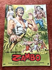 Sie nannten ihn Zambo Kinoplakat Poster A1, Brad Harris, Gisela Hahn, Vargas