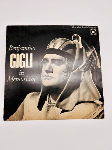 Benjamino gigli memotiam lp - in,