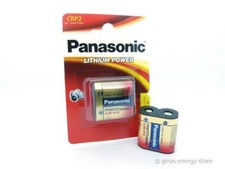 2 x Panasonic Lithium CRP2 Fotobatterie CR-P2 6V 1600 mAh NEU