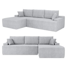 Ecksofa Sofa Couch Cordsofa modular Kissen Modulsofa Cord Wohnzimmer Juskys®