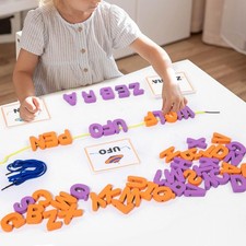 Abc-Buchstaben, Perlen zum