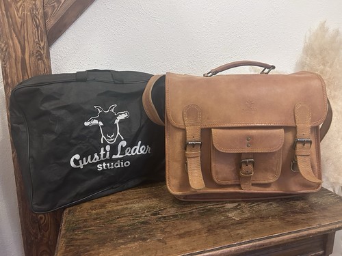 Gusti leder aktentasche - leder, aus