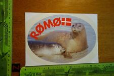 Alter Aufkleber Schiff Fähre Dänemark Havneby ROMO-SYLT LINIE List (R)