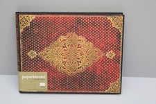 Paperblanks  Golden Trefoil Gästebuch, unliniert, Hardcover-Gästebuch 144 Seiten