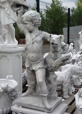 Statue, Trompeter mit Hund