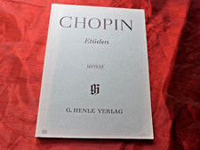 CHOPIN Etüden Urtext Henle