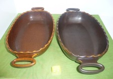 Melitta Friesland Katengeschirr  braun 2 Auflaufformen ofenfest