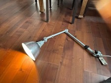 50er-60er Architektenlampe Industriedesign Lampe Gelenklampe Leuchte Werkstatt