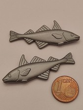 Playmobil  2 x Dorsch/Schellfisch  4,6cm w.Abb. Ersatz Zub./ Neu u.unbenutzt ! B