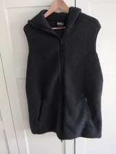 Jack Wolfskin HIGH CURL - Kapuzen-Weste - schwarz, Gr. XL, ungetragen, NEU