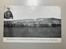 1915 AK Erinnerung Besuch Kaiser Wilhelm II. in Gelnhausen 1906 Main Kinzig Kr.