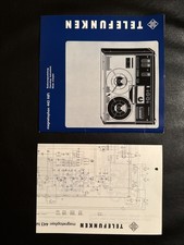 Telefunken Magnetophon 443 HiFi (Bedienungsanleitung vollständig)