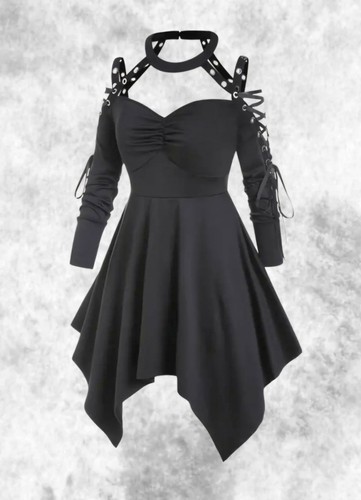 Neu schwarz gothic kragen - neu,