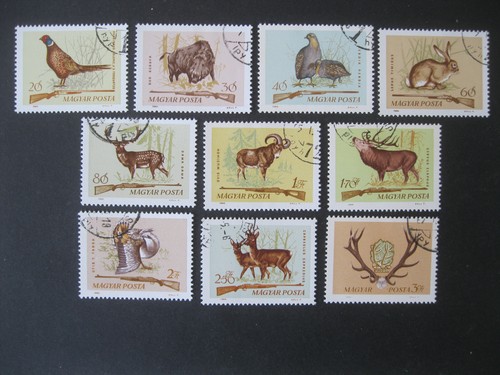 Briefmarken ungarn werte - 10,