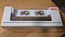 Märklin H0 46977 Flachwagen mit 2 Traktoren von Porsche NEUWERTIG + Unbespielt!