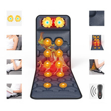 Massagematte Massagegerät Vibration Wärmefunktion Rollmassage Fernbedienung DE