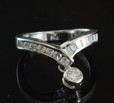 925 Sterlingsilber Ring mit Zirkonia Verlobungsring Engagement Vorsteckring