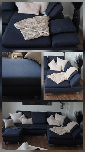Schillig ecksofa dunkelblau - schillig,