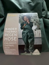 TCHIBO TCM THERMO REGEN MATSCH HOSE FÜR KINDER GR.110/116 CM 4-6 JAHRE GRÜN