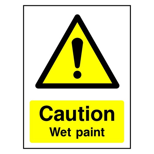 Achtung nasslack schild - achtung,