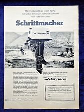 Johnson Außenborder, 40 PS, Außenbordmotor,  originale Werbung aus 1970