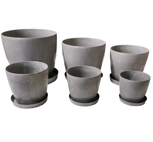 Blumentopf mit untersetzer - blumentopf,