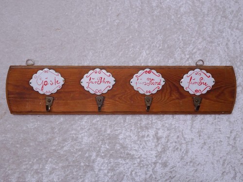 Holz handtuch hakenleiste mit - handtuch,