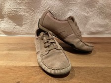 Topmodische ESPRIT Damen Sneaker im Mokassin-Stil, Wildleder, hellbraun, Gr. 36