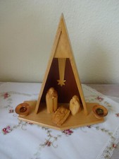 Original Erzgebirge Weihnachtskrippe -handgeschnitzt-