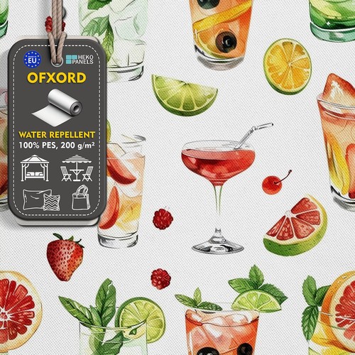 Oxford bedruckt polsterstoff - oxford,
