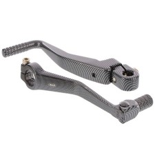 SET Kickstarterhebel + Fußschalthebel klappbar, Farbe carbon - Simson S51, S53