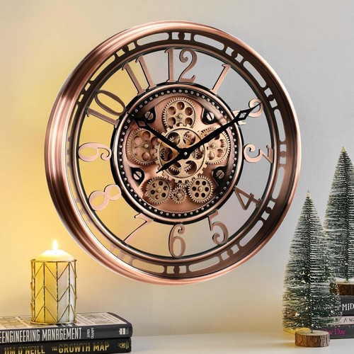Samilito wanduhr bronze 5cm - bronze, 53,5cm