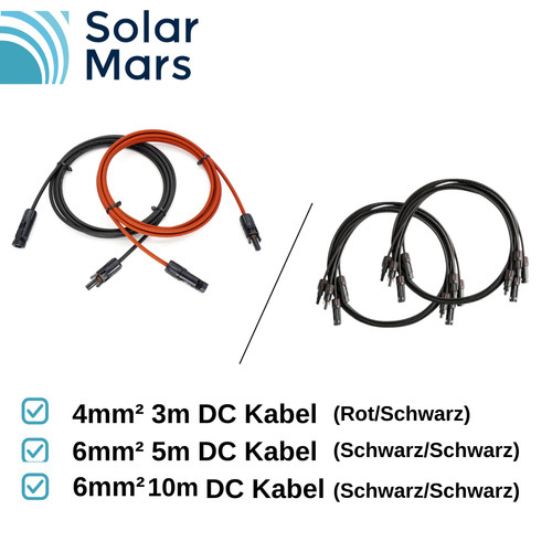 Solarmars mc4 solarkabel - mc4,