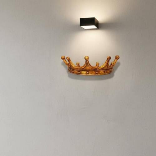 Vintage krone wandhaken - krone,