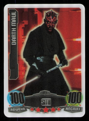 Darth maul force attax - maul, star