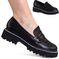 Damenschuhe Plateau Halbschuhe