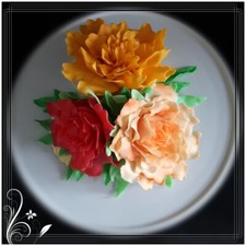 Zuckerblumen 3 Stk., Blumen