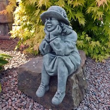 Steinfiguren Frau Dame Lady