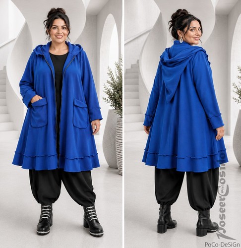Poco lagenlook fleece jacke - poco,