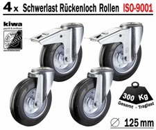 4 x 125mm Rückenloch