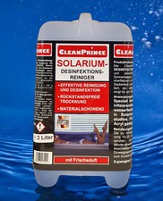 Solariumreiniger 2 Liter blau