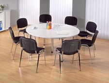 Konferenztisch rund 160cm Besprechungstisch Köln Tisch Seminartisch Meetingtisch