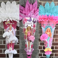 3D Schultüte Zuckertüte Prinzessin Ballerina Fee Meerjungfrau Barbie 110 cm