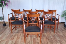 Nr.2050e  8 Stühle Kirsche Vollholz