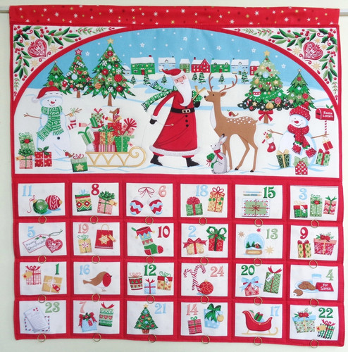 Adventskalender stoff zum - adventskalender,